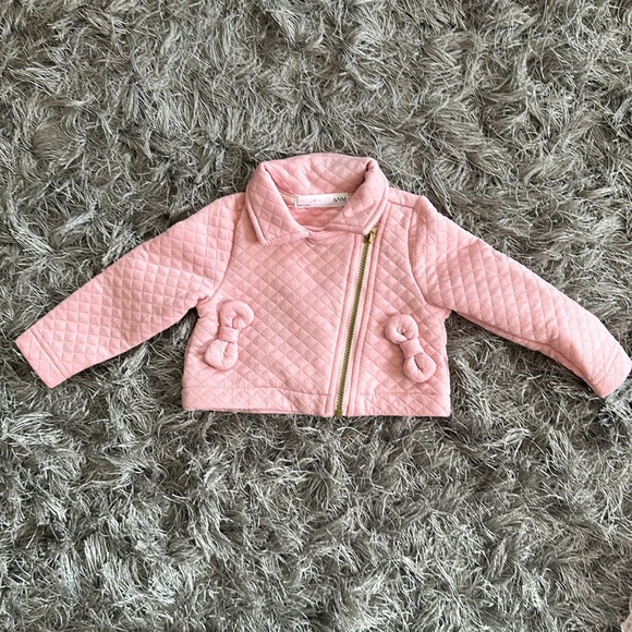 2pc Set Baby Girl Dress And Pink Blazer - Picture 3 of 7